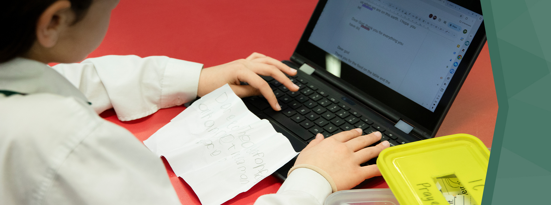 St Patrick's Catholic Primary Parramatta students on laptops