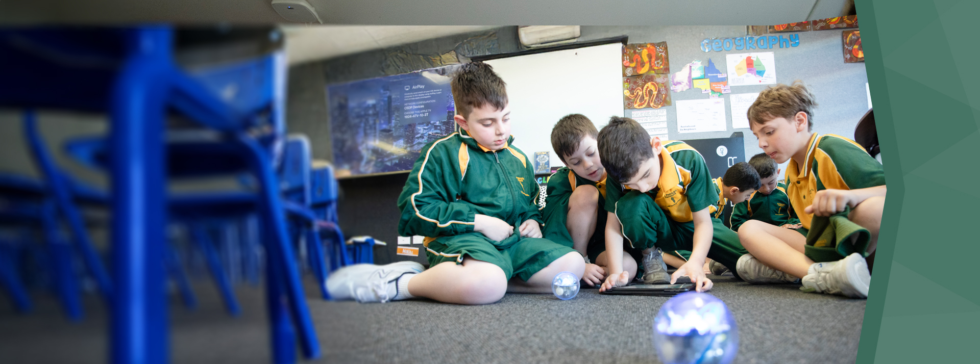 St Patrick's Catholic Primary Parramatta students learning with iPad