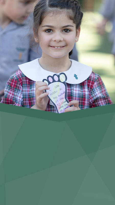 St Patrick's Catholic Primary School Parramatta student smiling
