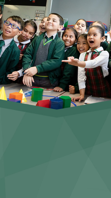 St Patrick's Catholic Primary Parramatta students smiling and learning