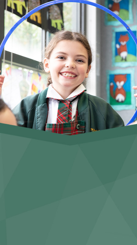 St Patrick's Catholic Primary Parramatta student smiling brightly