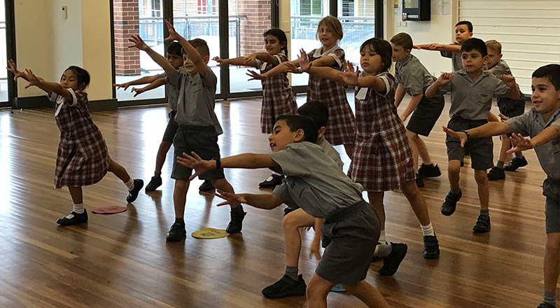 St Patrick's Catholic Primary School Parramatta students dancing