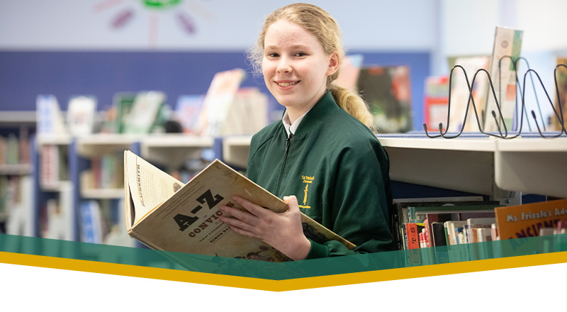 St Patrick's Catholic Primary School Parramatta student reading