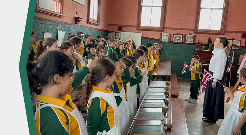 St Patrick's Catholic Primary School Parramatta students on an excursion
