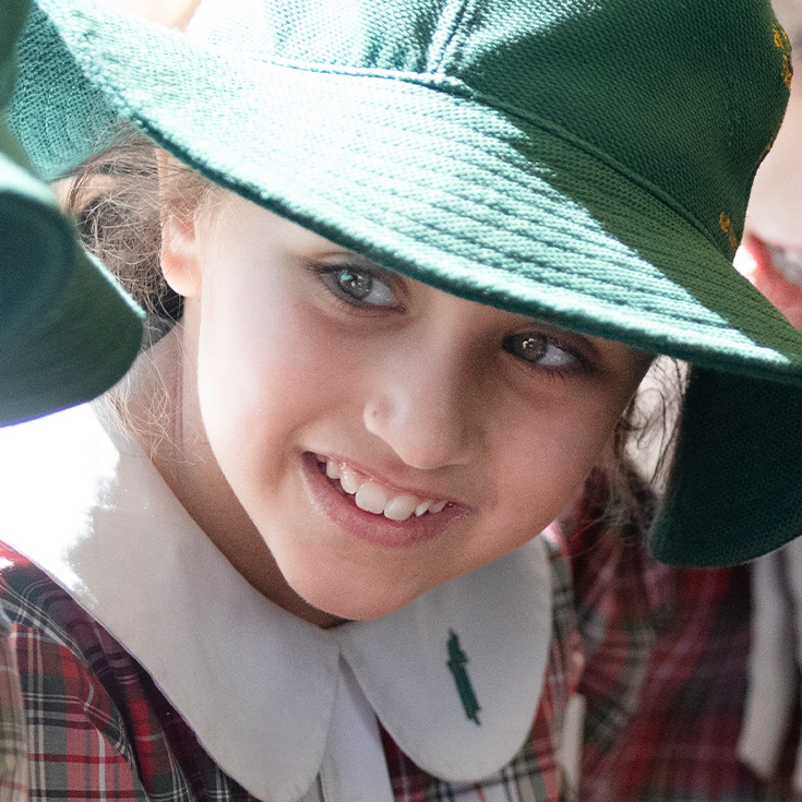 St Patrick's Catholic Primary School Parramatta student smiling