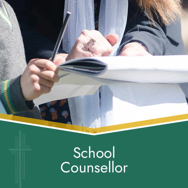 St Patrick's Catholic Primary School Parramatta student working with school counsellor